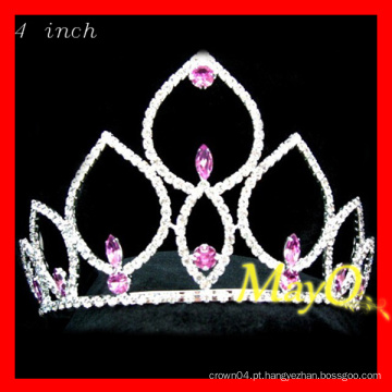 Pink Crystal Pageant Tiara, pequena princesa Crown